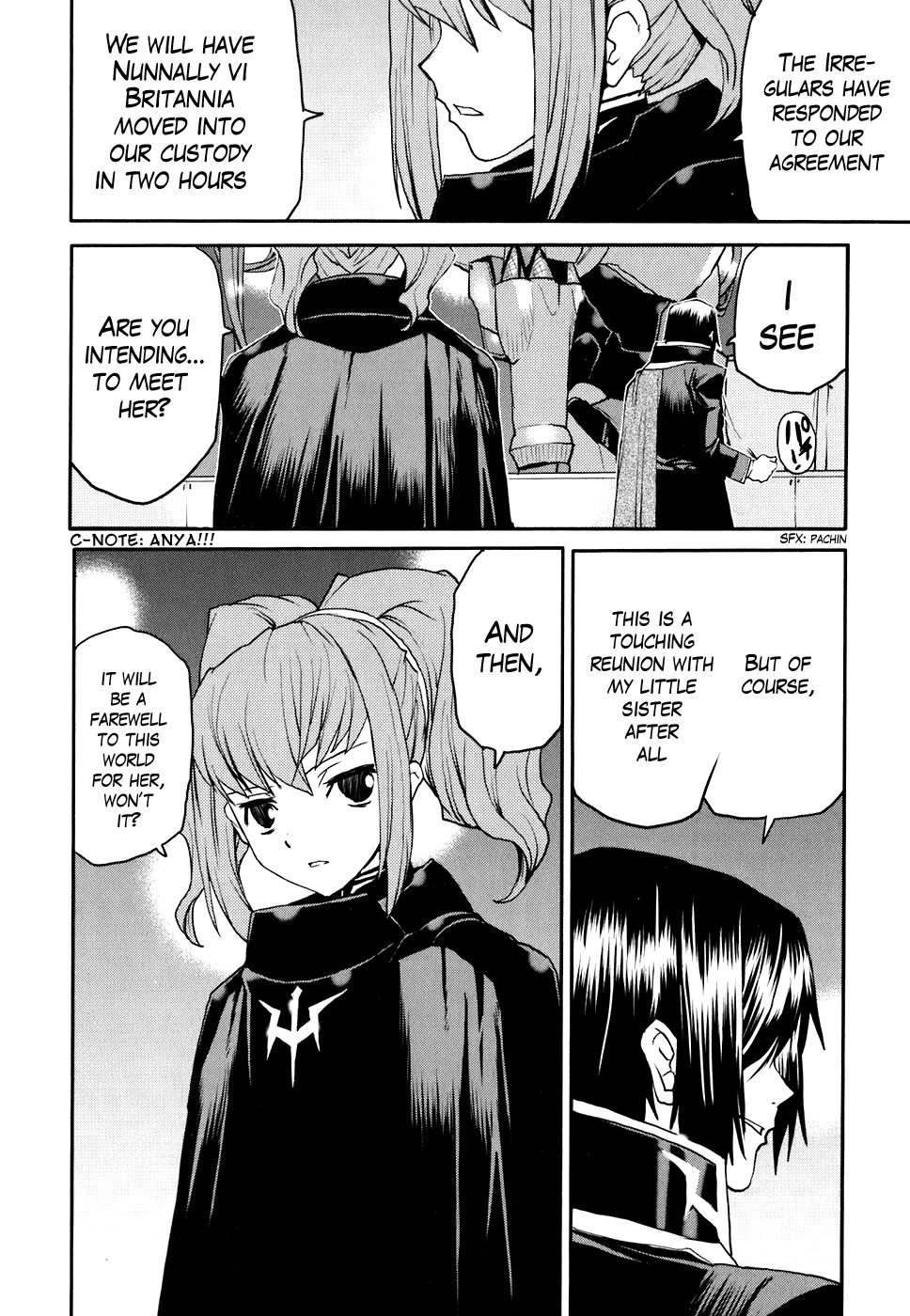 Code Geass: Nightmare of Nunnally Chapter 17 page 18 - Chapter 17: The Genealogy Of Witchi The Imprisoned Nunnally