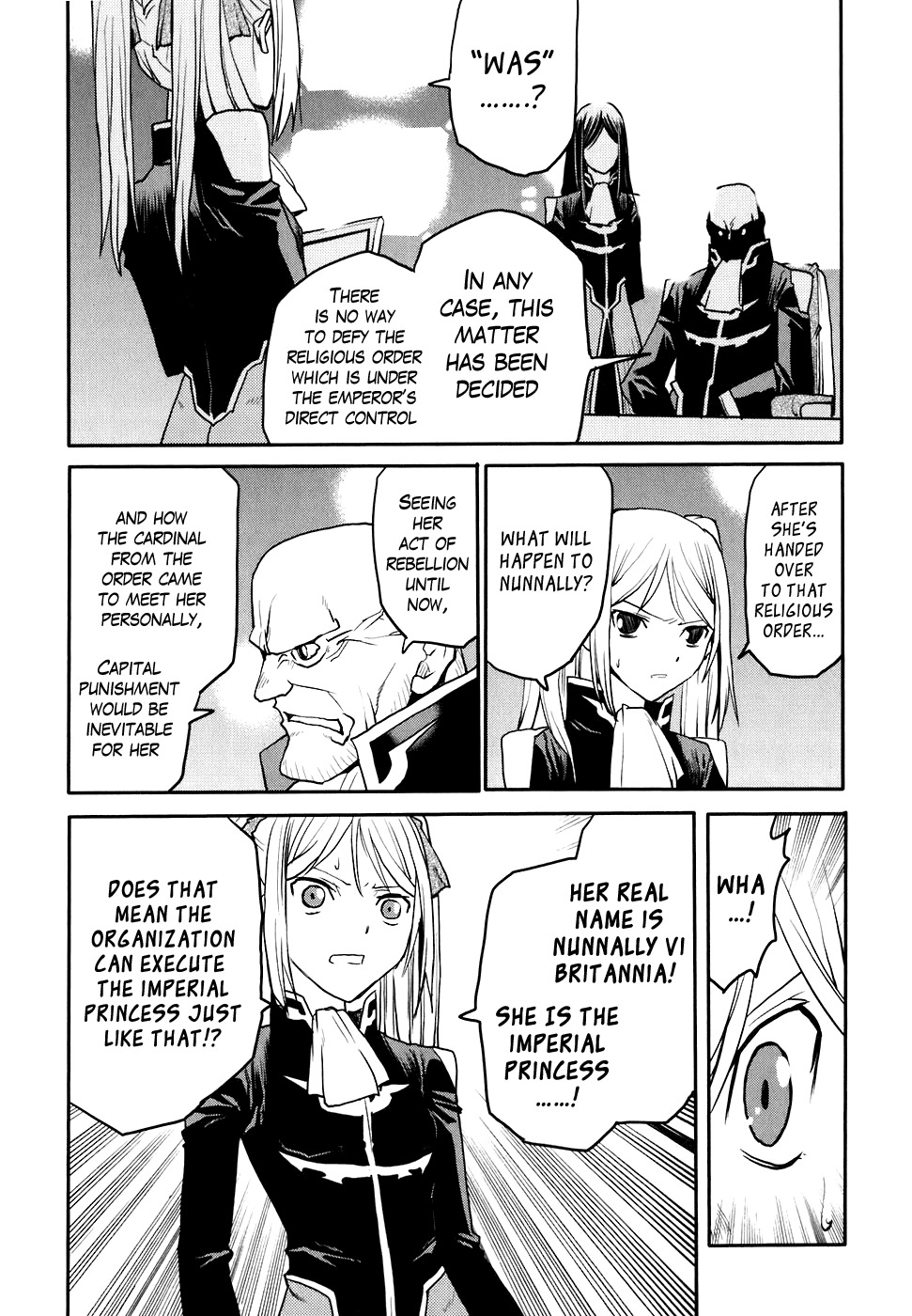 Code Geass: Nightmare of Nunnally Chapter 17 page 20 - Chapter 17: The Genealogy Of Witchi The Imprisoned Nunnally