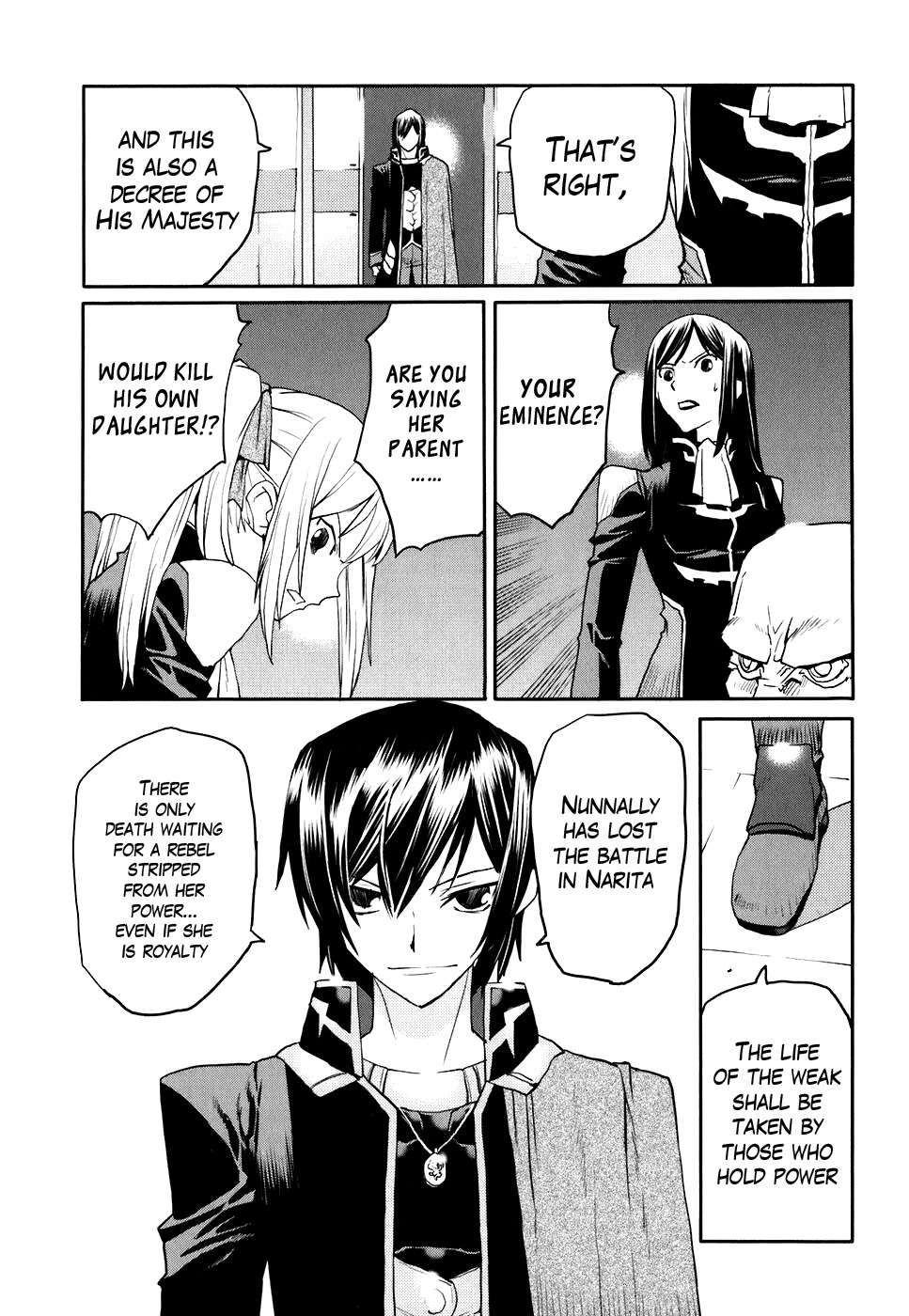 Code Geass: Nightmare of Nunnally Chapter 17 page 21 - Chapter 17: The Genealogy Of Witchi The Imprisoned Nunnally