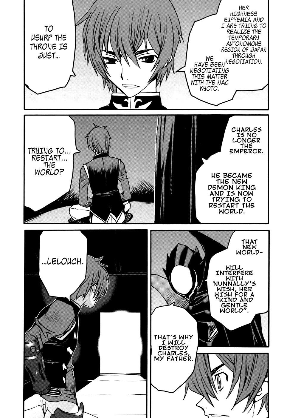 Code Geass: Nightmare of Nunnally Chapter 21 page 17 - Chapter 21: Demon King Rolo II:The Icy Pursuer