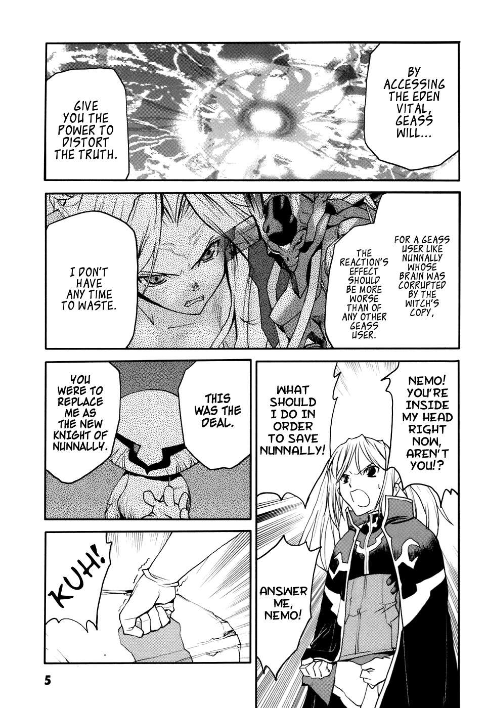 Code Geass: Nightmare of Nunnally Chapter 21 page 7 - Chapter 21: Demon King Rolo II:The Icy Pursuer
