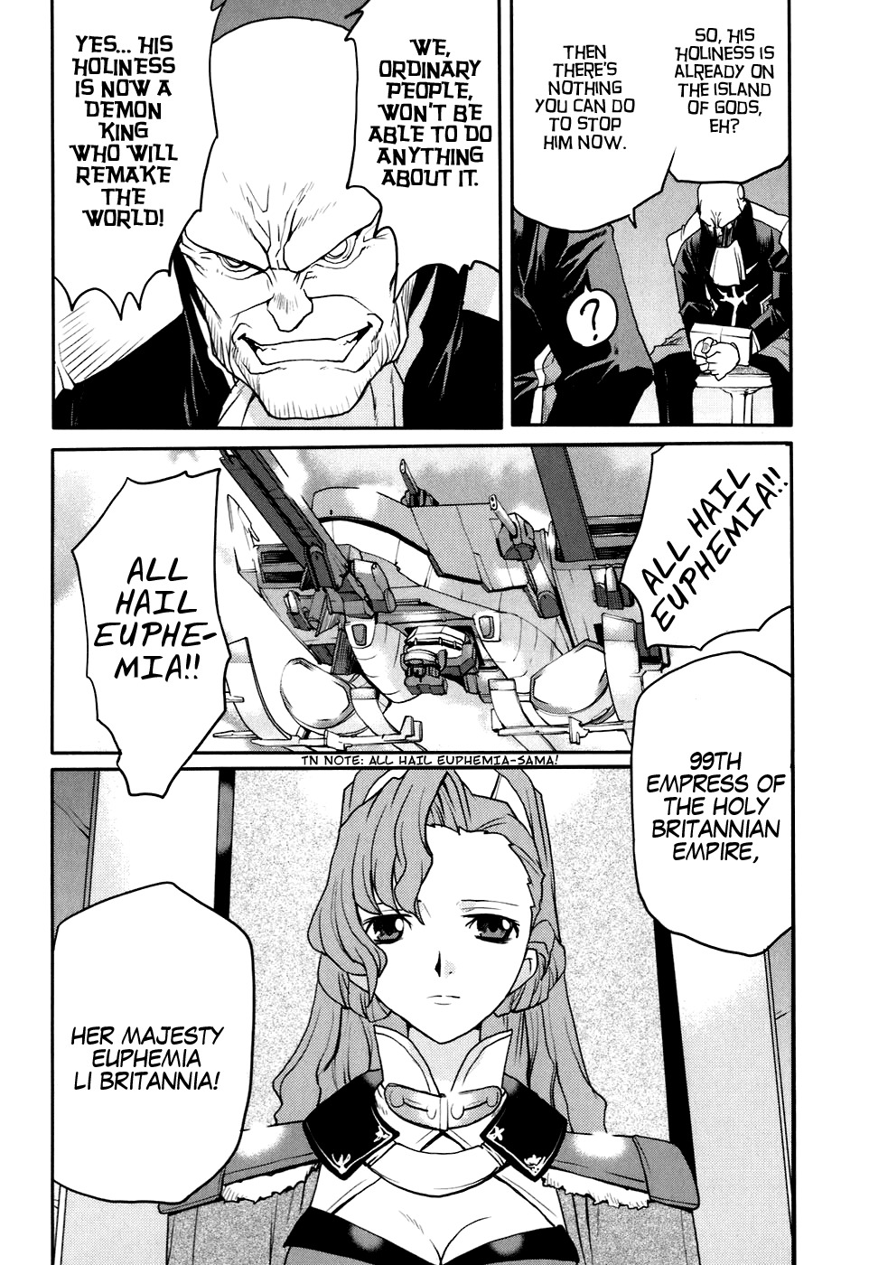 Code Geass: Nightmare of Nunnally Chapter 23 page 8 - Chapter 23: Island of God I:Emperor vs Empress