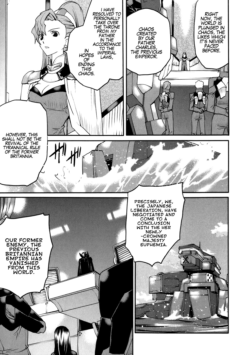 Code Geass: Nightmare of Nunnally Chapter 23 page 9 - Chapter 23: Island of God I:Emperor vs Empress