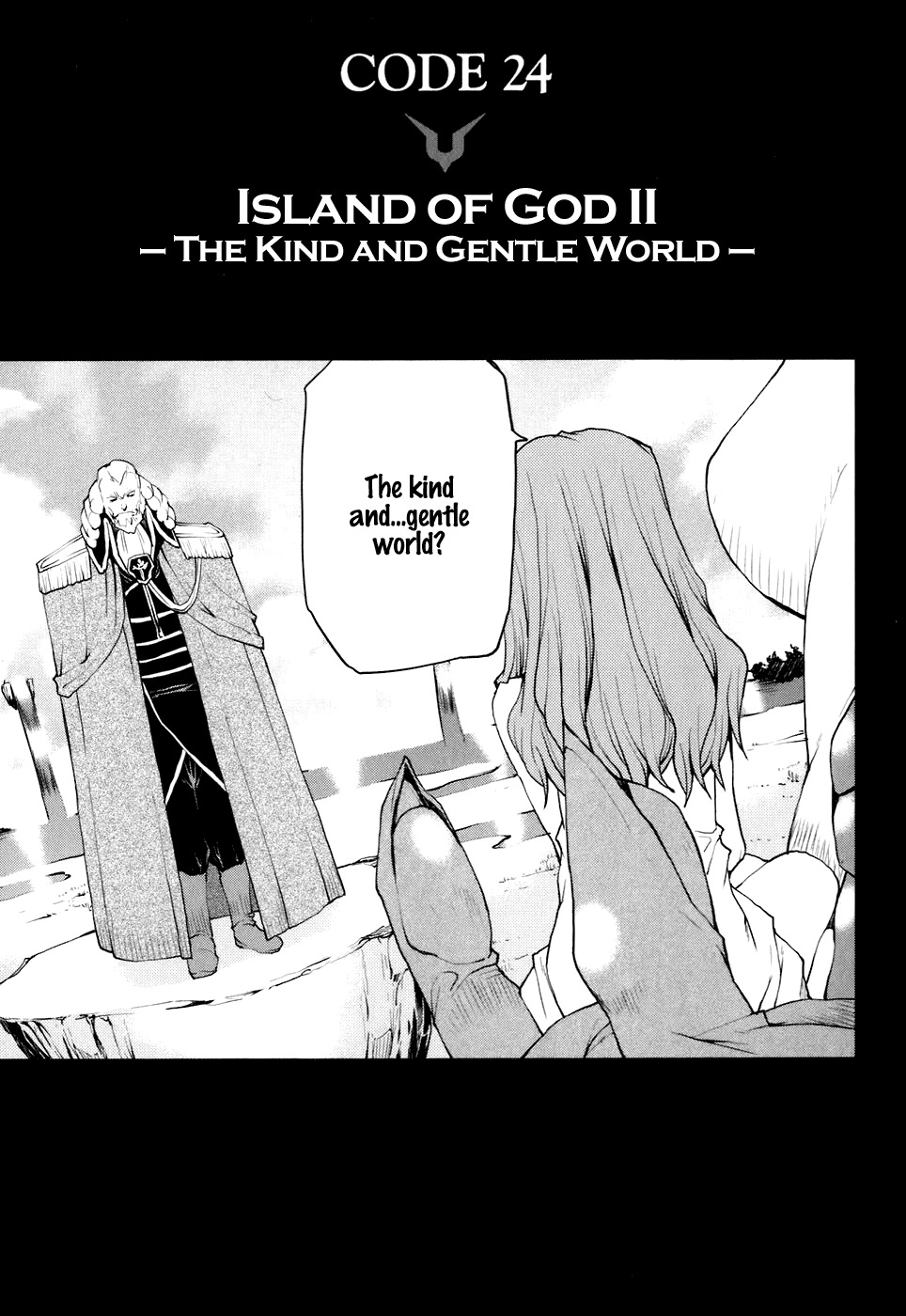 Code Geass: Nightmare of Nunnally Chapter 24 page 1 - Chapter 24: Island of God II:The Kind and Gentle World
