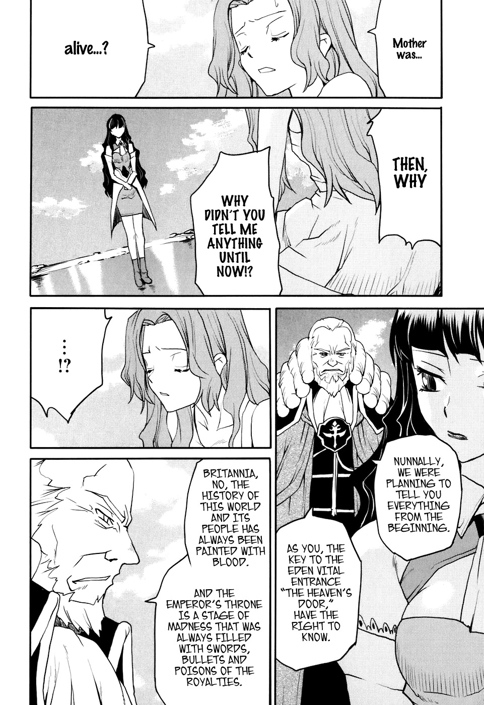 Code Geass: Nightmare of Nunnally Chapter 24 page 12 - Chapter 24: Island of God II:The Kind and Gentle World