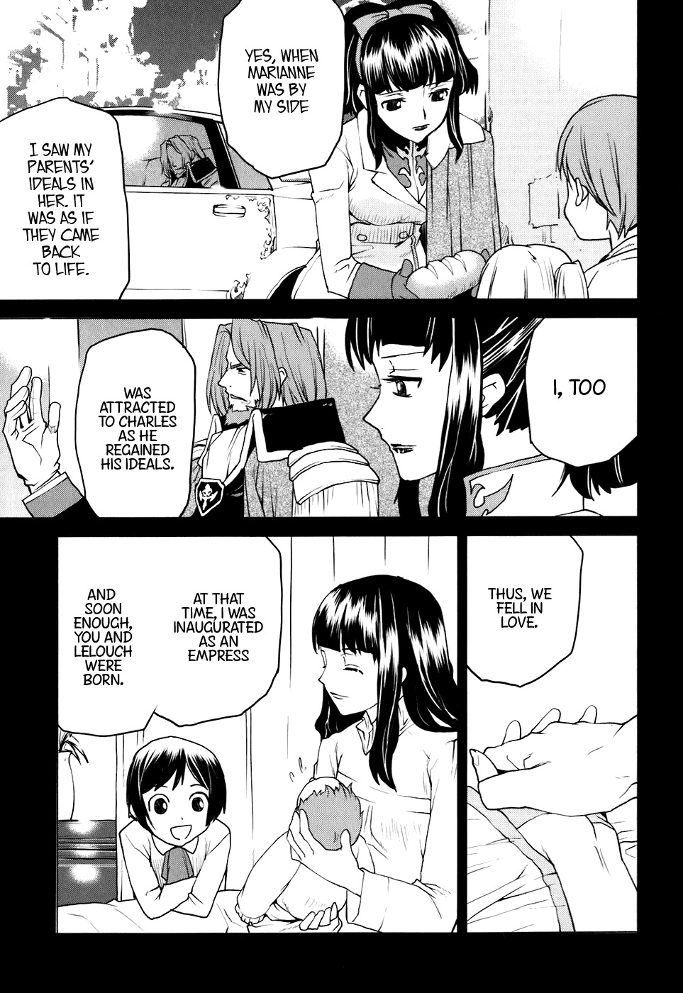 Code Geass: Nightmare of Nunnally Chapter 24 page 23 - Chapter 24: Island of God II:The Kind and Gentle World
