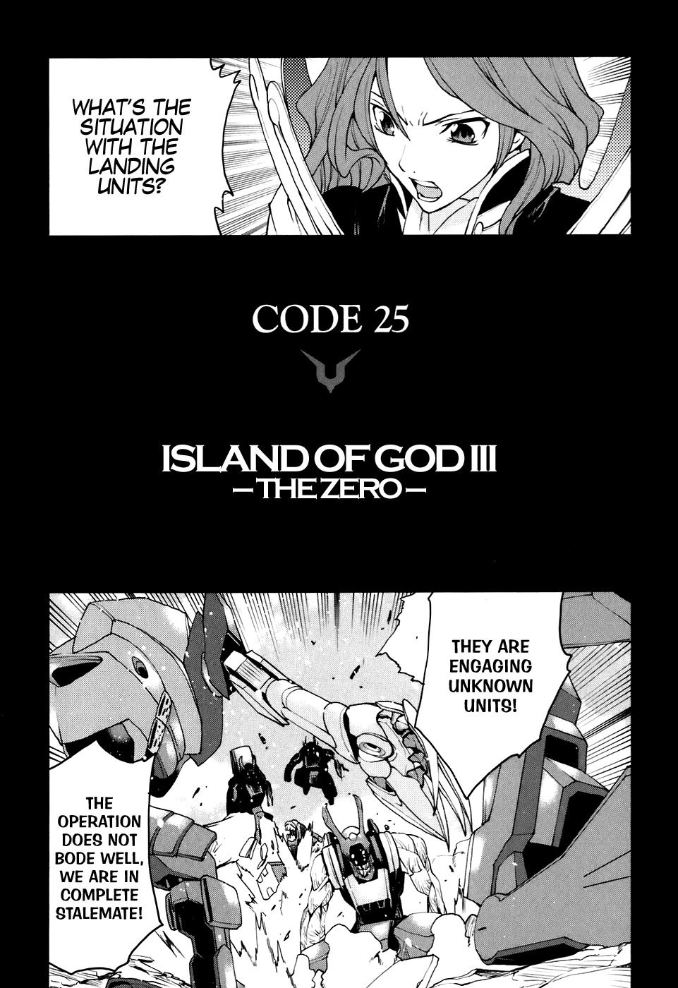 Code Geass: Nightmare of Nunnally Chapter 25 page 1 - Chapter 25: Island of God III:The Zero