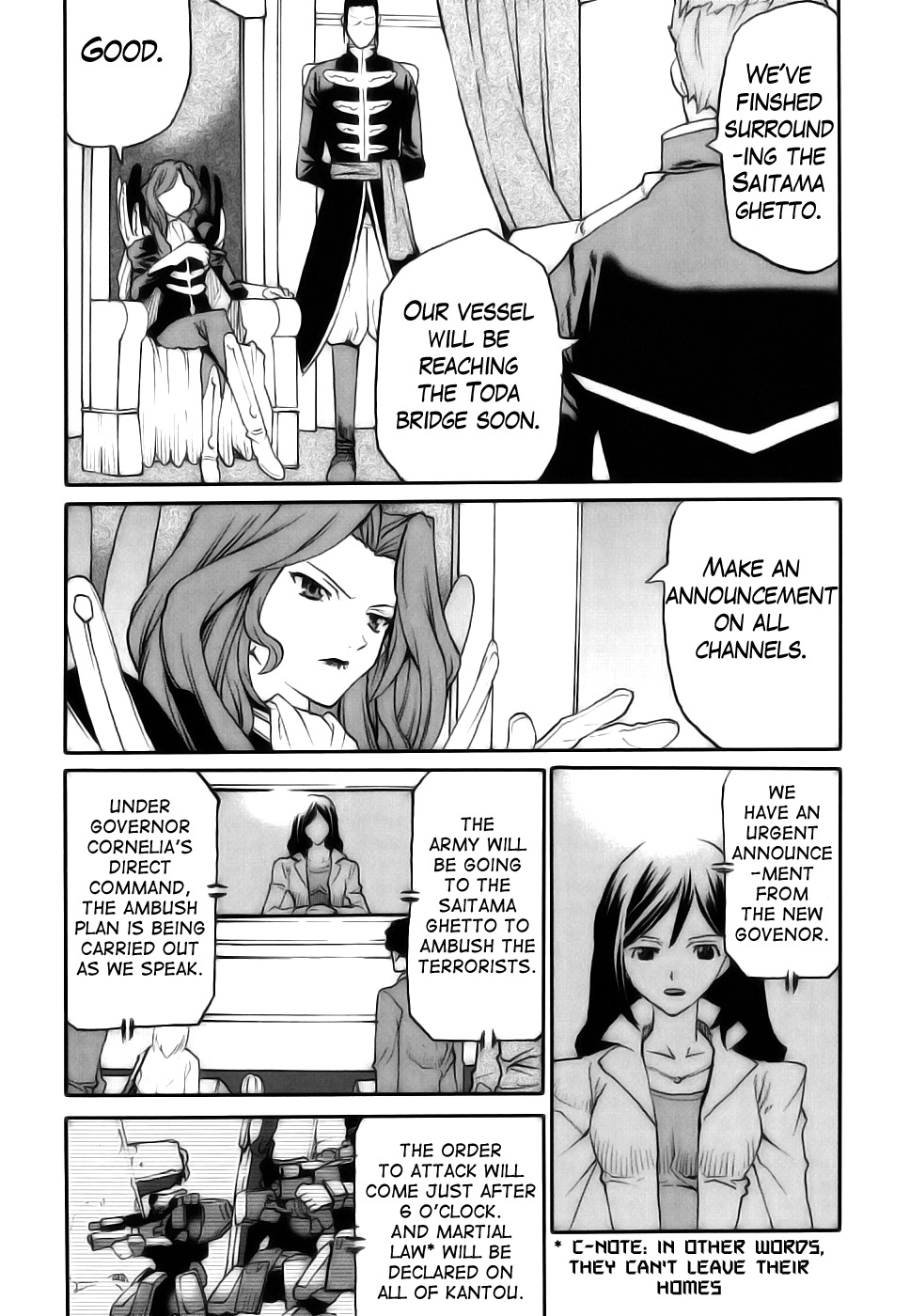 Code Geass: Nightmare of Nunnally Chapter 8 page 11 - Chapter 8: The Disaster at Saitama 1