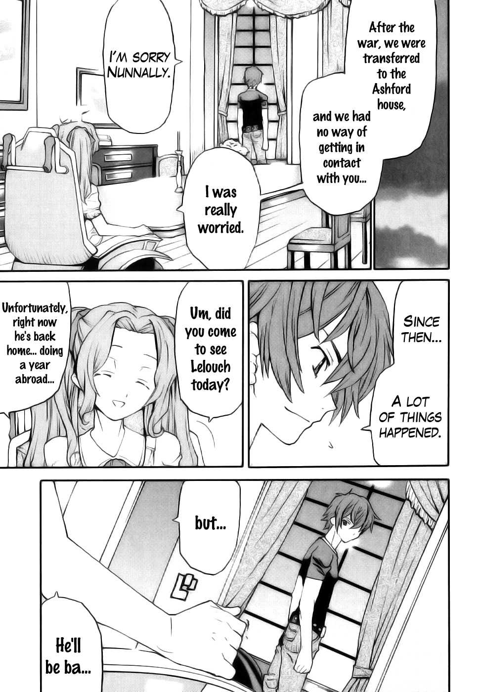 Code Geass: Nightmare of Nunnally Chapter 8 page 3 - Chapter 8: The Disaster at Saitama 1