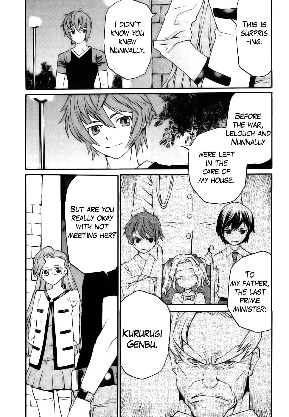 Code Geass: Nightmare of Nunnally Chapter 8 page 7 - Chapter 8: The Disaster at Saitama 1