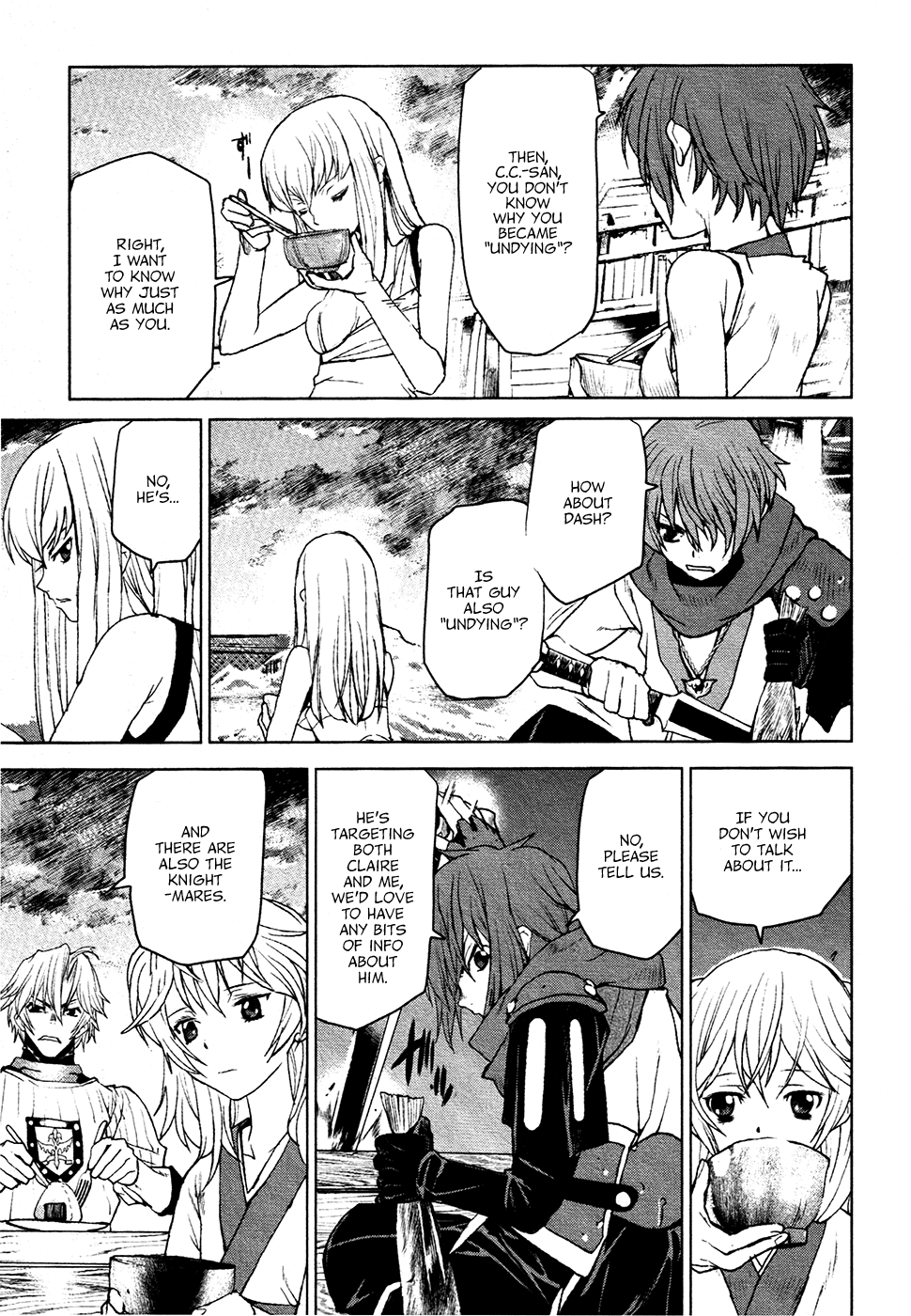 Code Geass - Shikkoku no Renya Chapter 14 page 19 - Chapter 14: Journey with the Witch