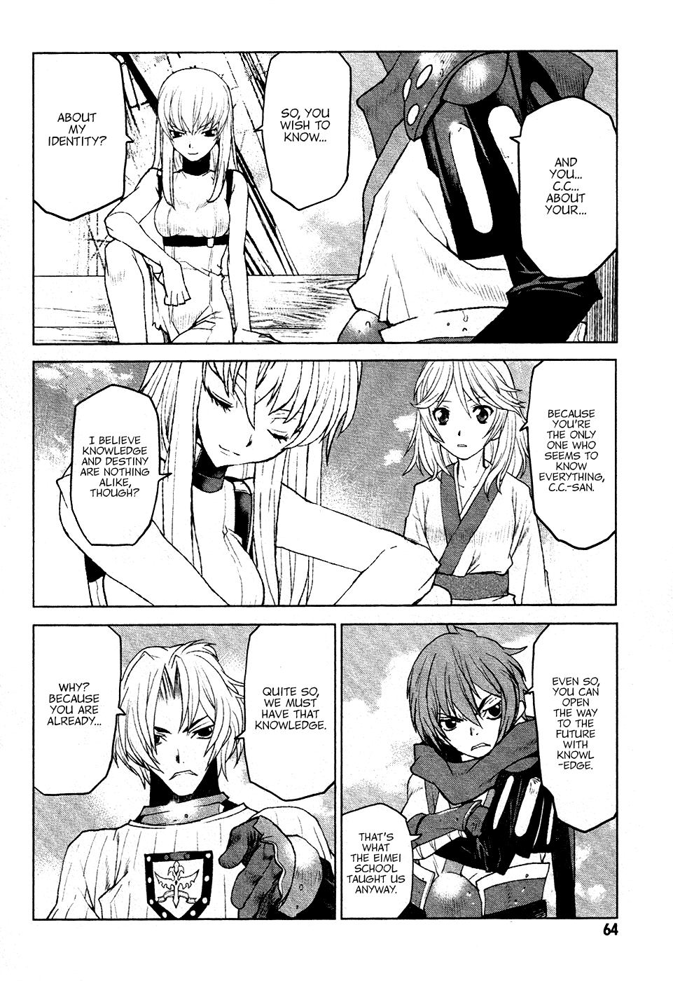 Code Geass - Shikkoku no Renya Chapter 14 page 4 - Chapter 14: Journey with the Witch