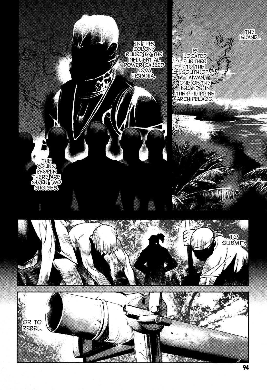 Code Geass - Shikkoku no Renya Chapter 15 page 4 - Chapter 15: Esteban's Battle