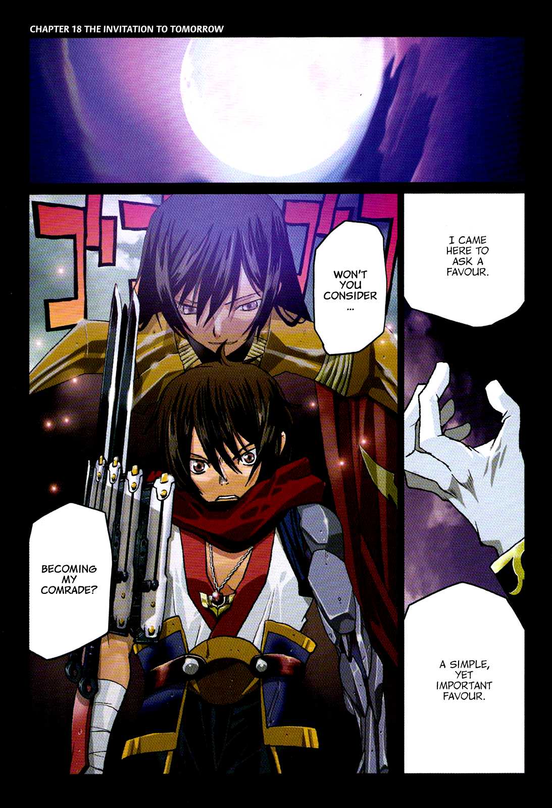 Code Geass - Shikkoku no Renya Chapter 18 page 2 - Chapter 18: The Invitation to Tomorrow