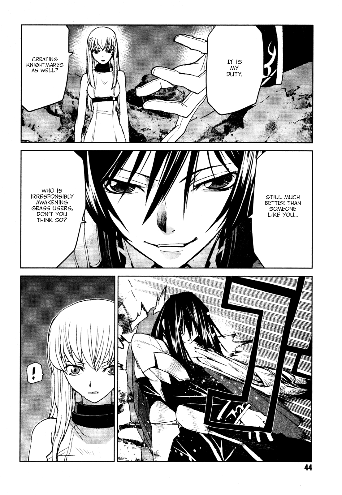 Code Geass - Shikkoku no Renya Chapter 19 page 11 - Chapter 19: A Geassless and Unqualified One