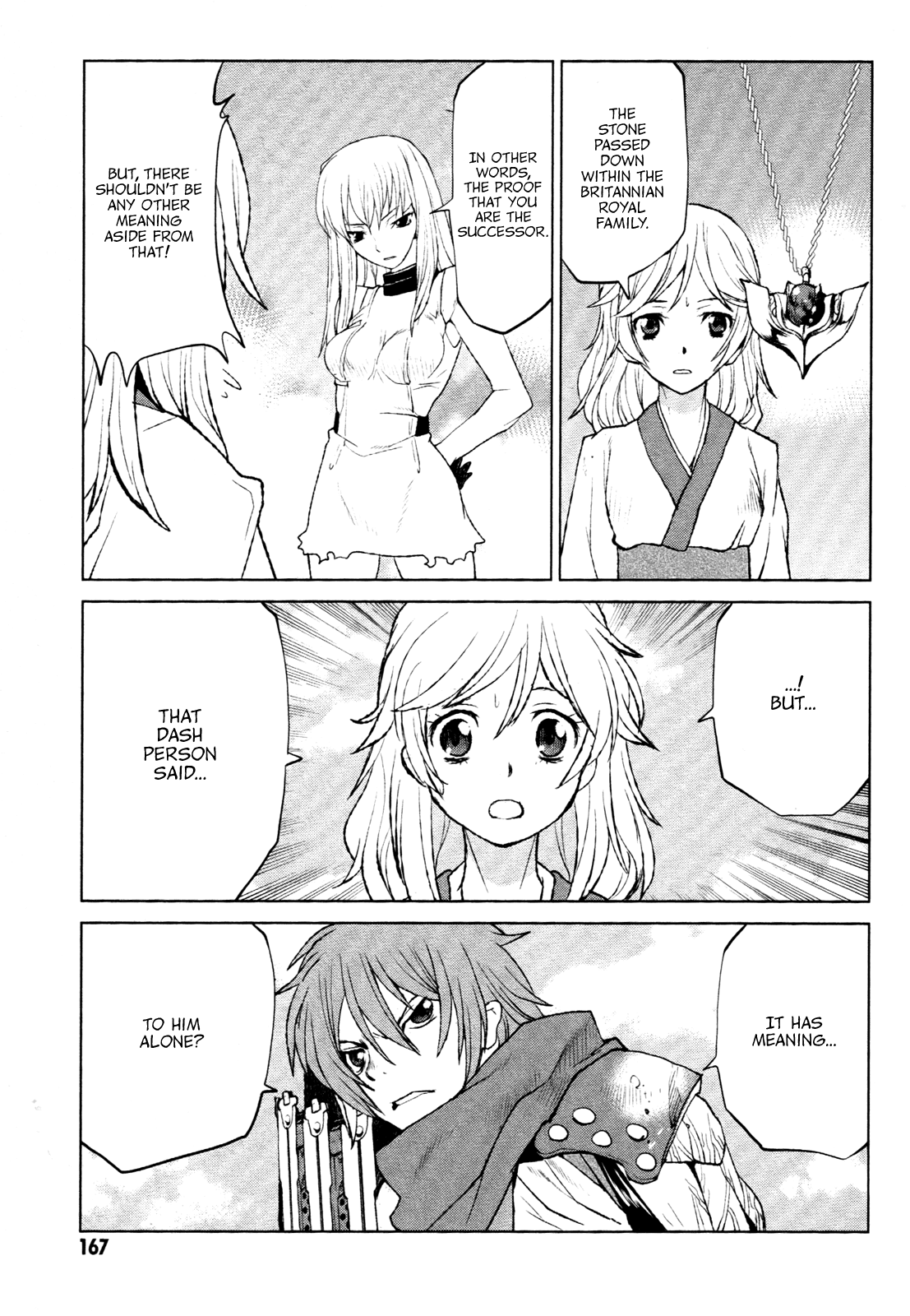Code Geass - Shikkoku no Renya Chapter 22 page 35 - Chapter 22: A Single Thrust