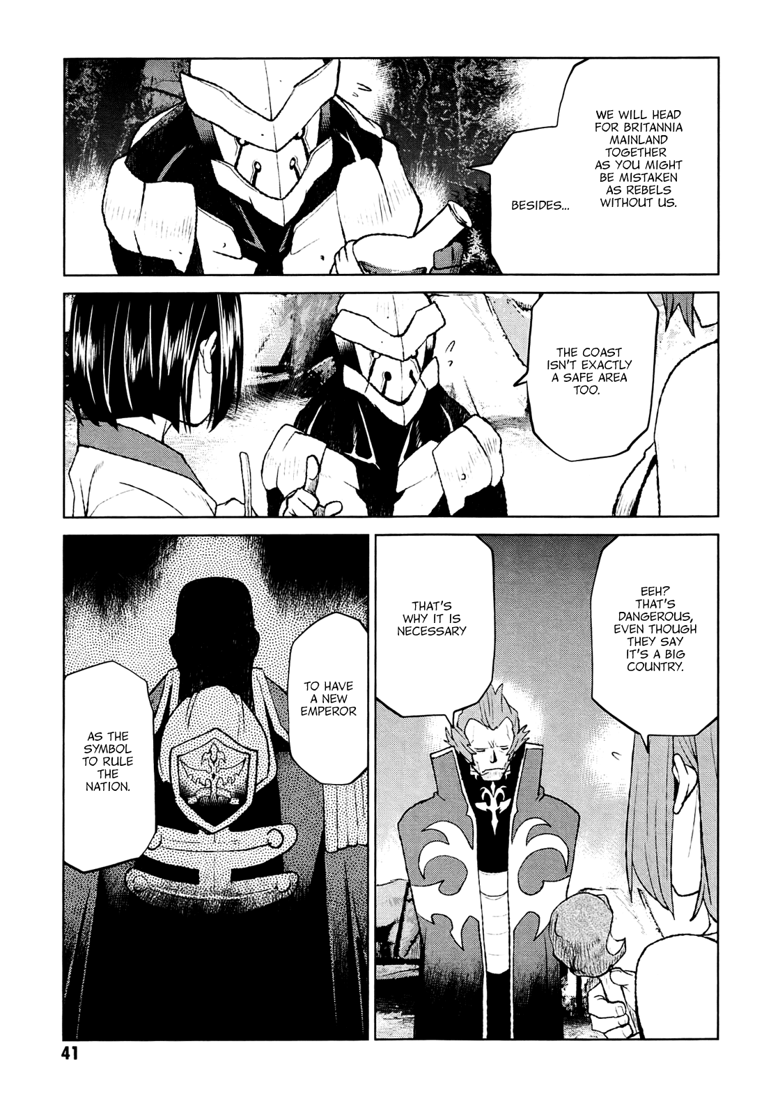 Code Geass - Shikkoku no Renya Chapter 24 page 11 - Chapter 24: Knights of The Rounds