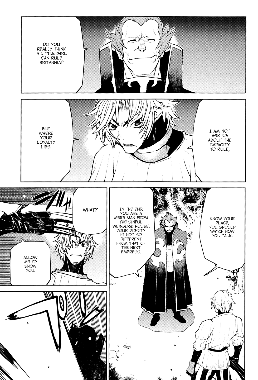 Code Geass - Shikkoku no Renya Chapter 24 page 17 - Chapter 24: Knights of The Rounds