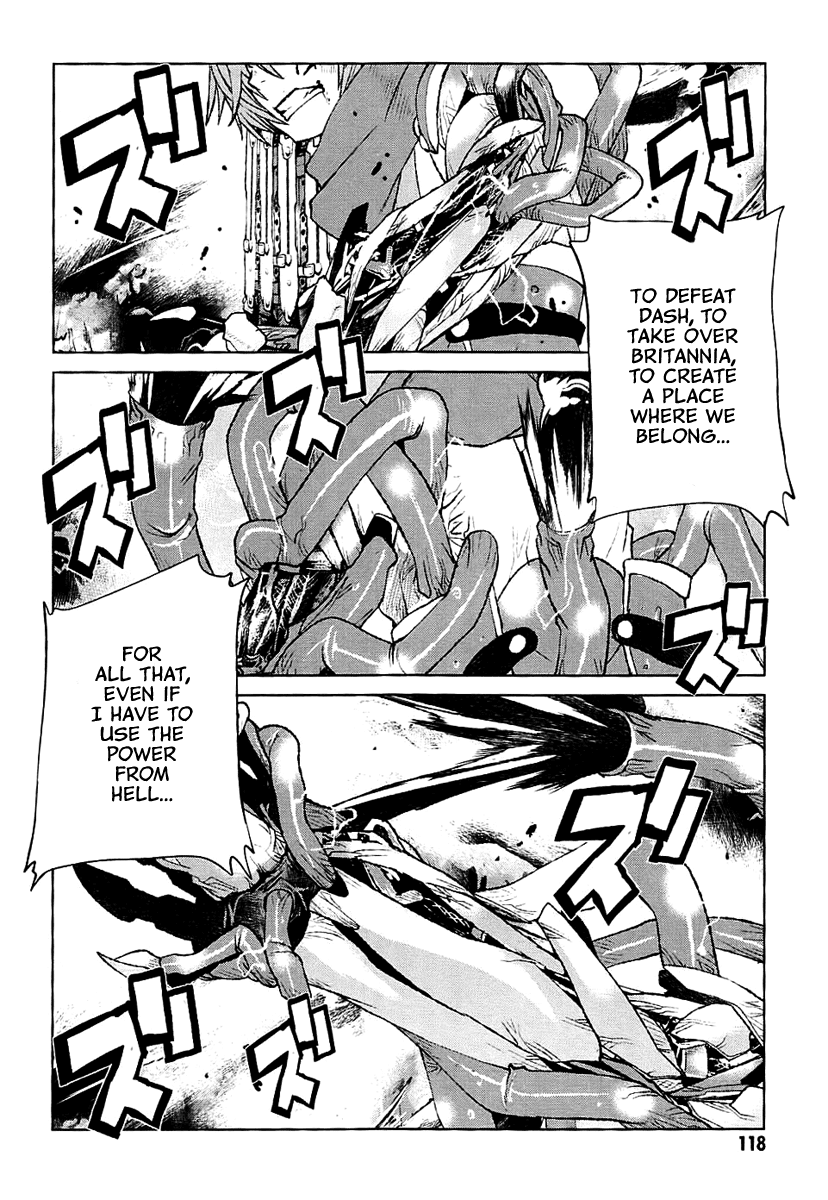 Code Geass - Shikkoku no Renya Chapter 26 page 19 - Chapter 26: The Cursed Arm Does Not Seek For More Death