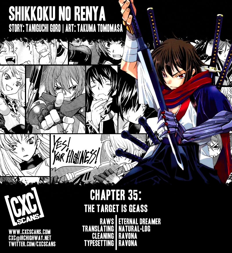 Code Geass - Shikkoku no Renya Chapter 35 page 35 - Chapter 35: The Target is Geass