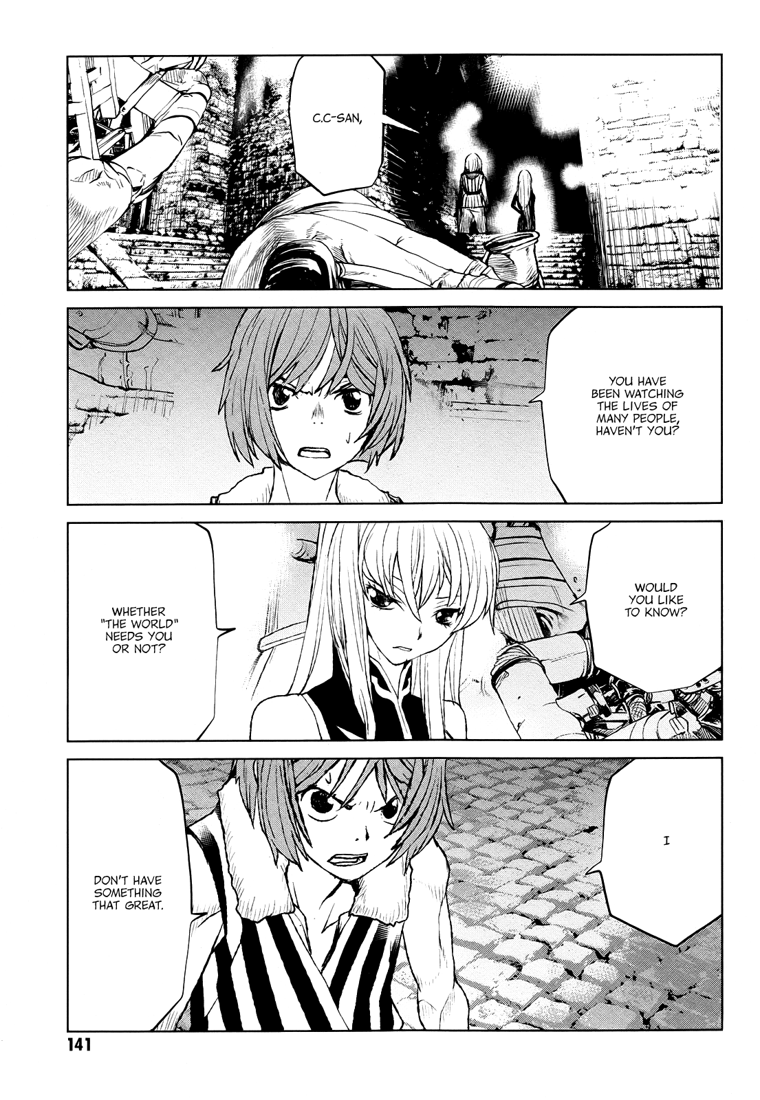 Code Geass - Shikkoku no Renya Chapter 39 page 11 - Chapter 39: The Abandoned Renya is Wishing for the World