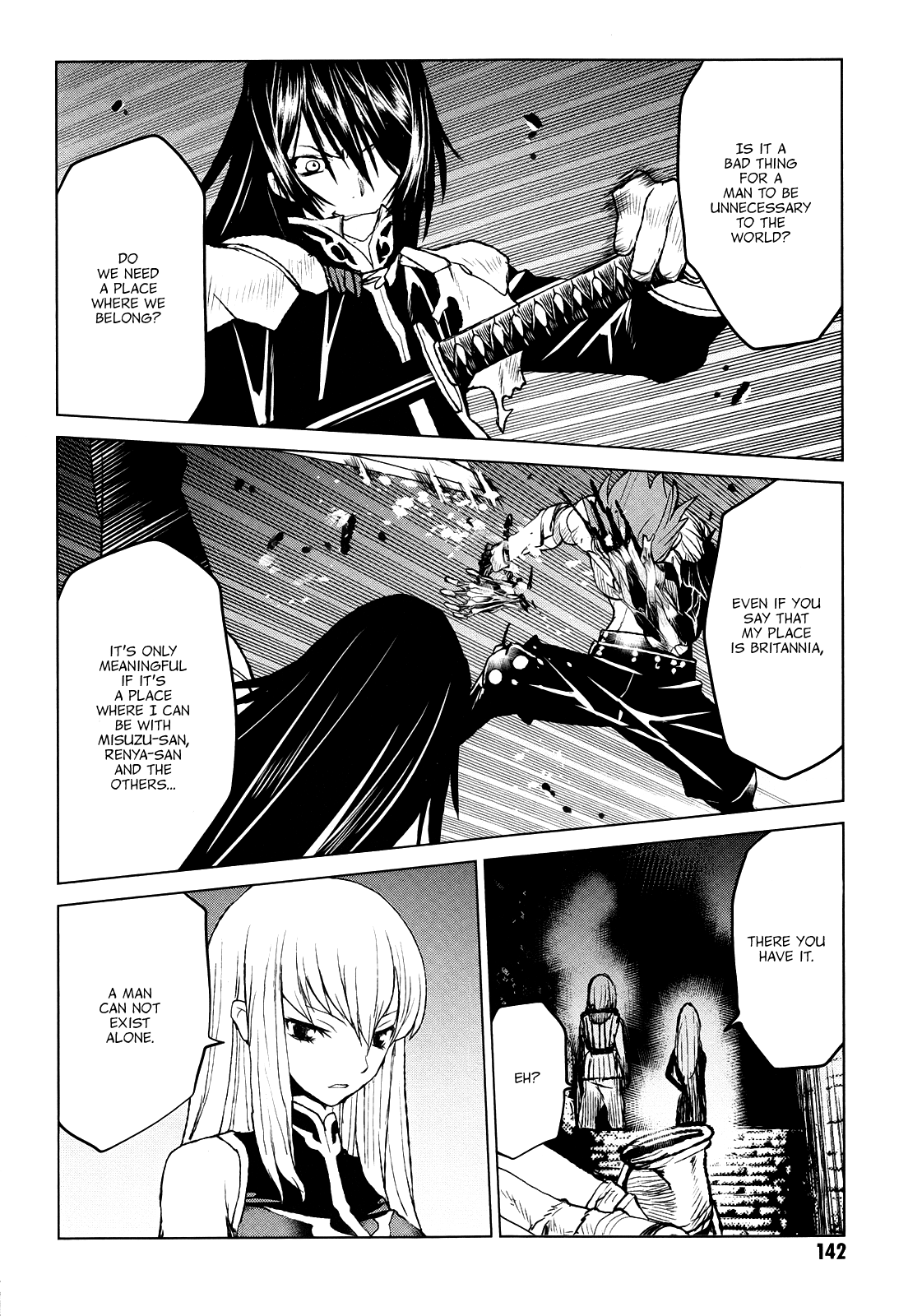 Code Geass - Shikkoku no Renya Chapter 39 page 12 - Chapter 39: The Abandoned Renya is Wishing for the World