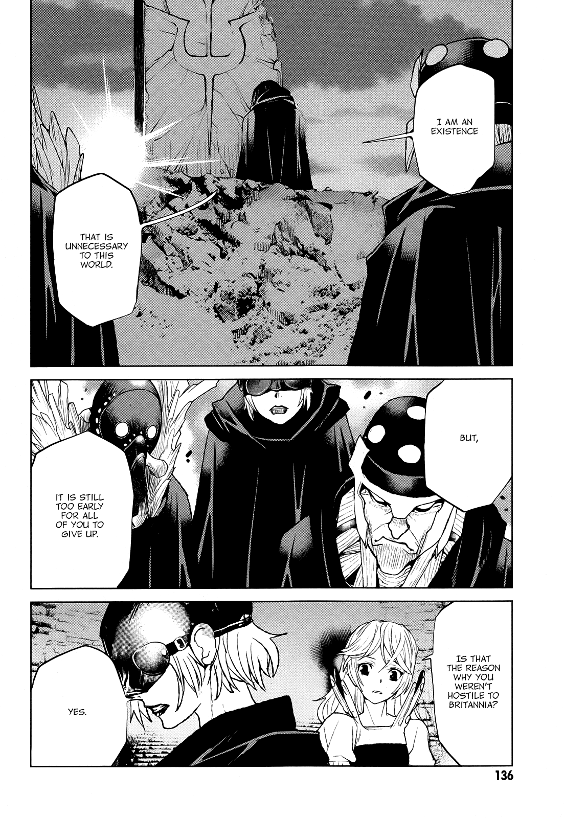 Code Geass - Shikkoku no Renya Chapter 39 page 6 - Chapter 39: The Abandoned Renya is Wishing for the World