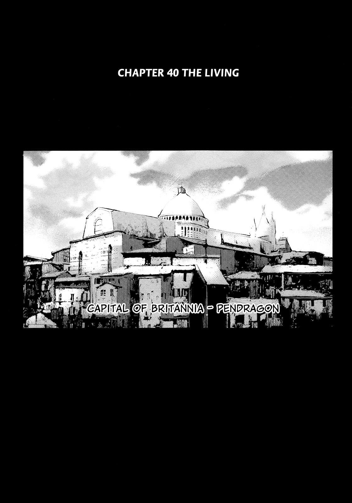 Code Geass - Shikkoku no Renya Chapter 40 page 1 - Chapter 40: The Living [END]