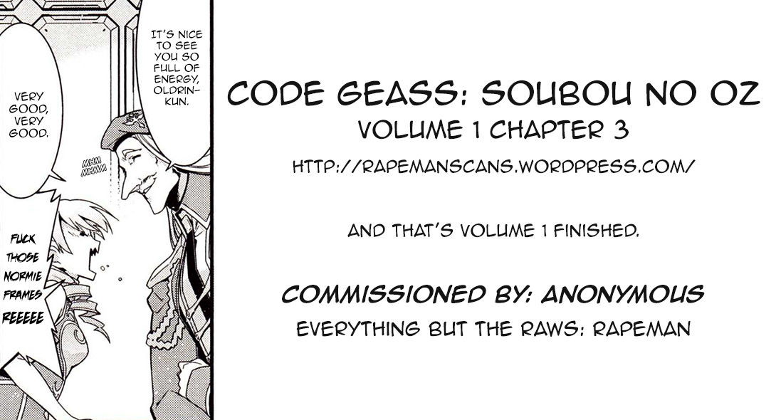 Code Geass - Soubou no Oz Chapter 3 page 33 - Chapter 3: Mask 03: Reflection