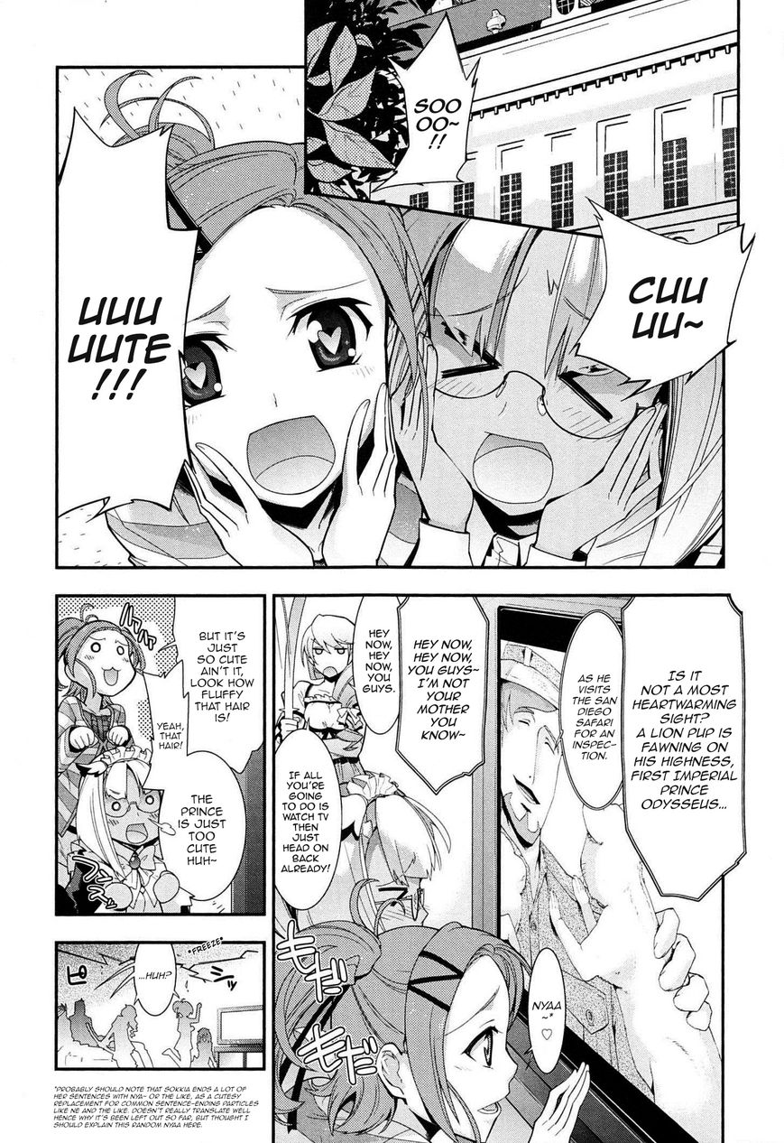 Code Geass - Soubou no Oz Chapter 5 page 13 - Chapter 5: Mask 05: Soar over the Cloudy Capital, Falcon -Second Part-