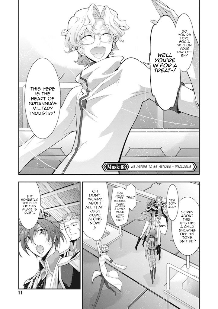 Code Geass - Soubou no Oz Chapter 8 page 13 - Chapter 8: Mask 08: We Aspire to Be Heroes - Prologue