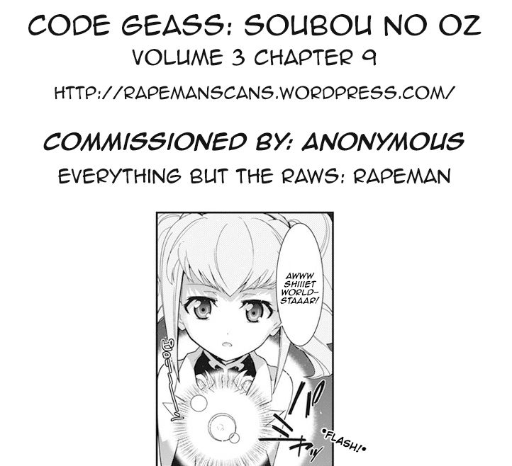 Code Geass - Soubou no Oz Chapter 9 page 30 - Chapter 9: Mask 09: We Aspire to Be Heroes - First Part