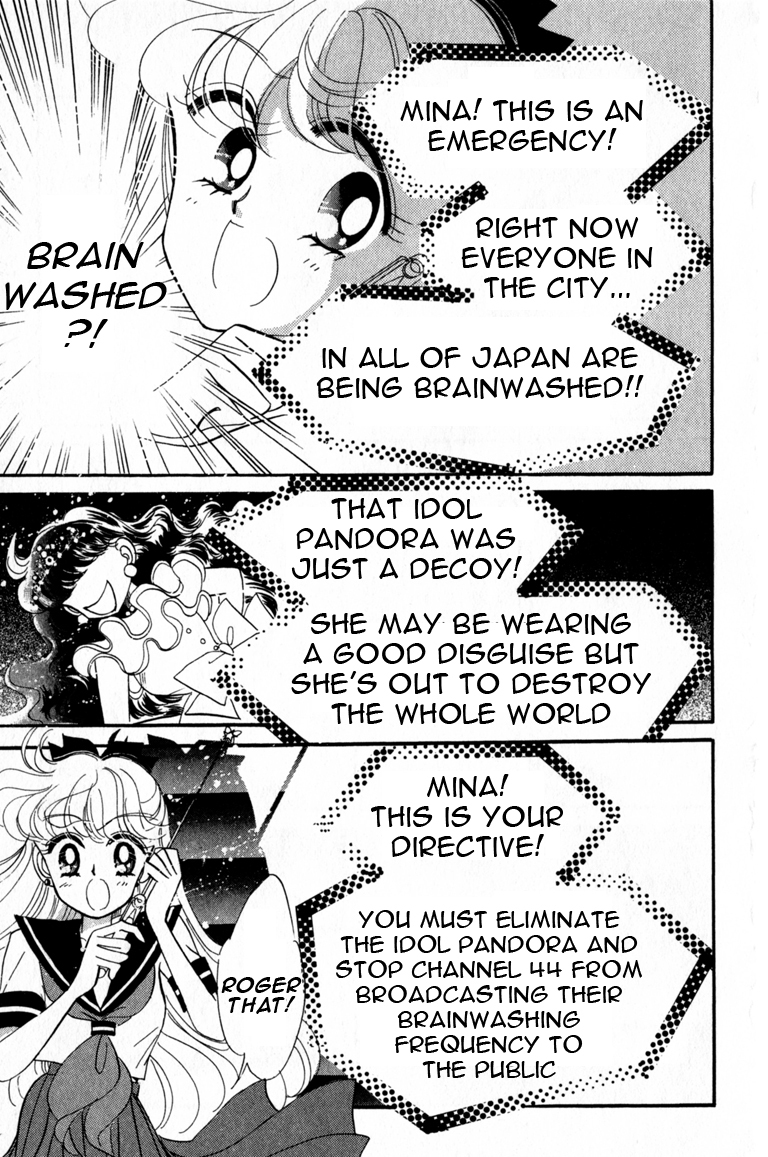 Codename: Sailor V Chapter 3 page 17 - Chapter 3: Sailor-V First Entry! -- "Channel 44" Pandora's Treachery Chapter