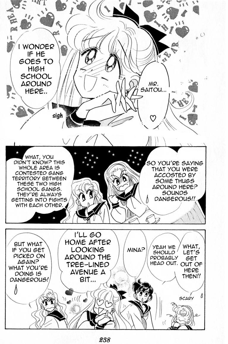 Codename: Sailor V Chapter 8 page 10 - Chapter 8: The Tree-Lined Street's Love -- Crash Crash Turbo Full Throttle!...