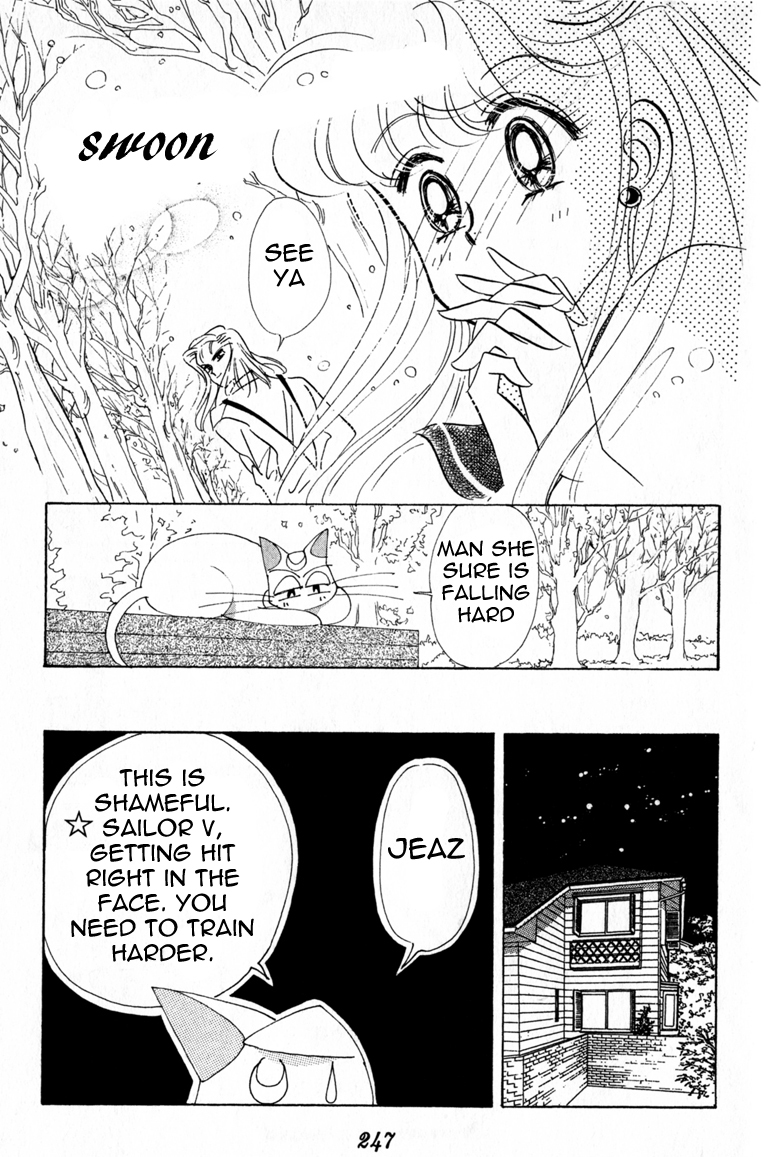 Codename: Sailor V Chapter 8 page 19 - Chapter 8: The Tree-Lined Street's Love -- Crash Crash Turbo Full Throttle!...
