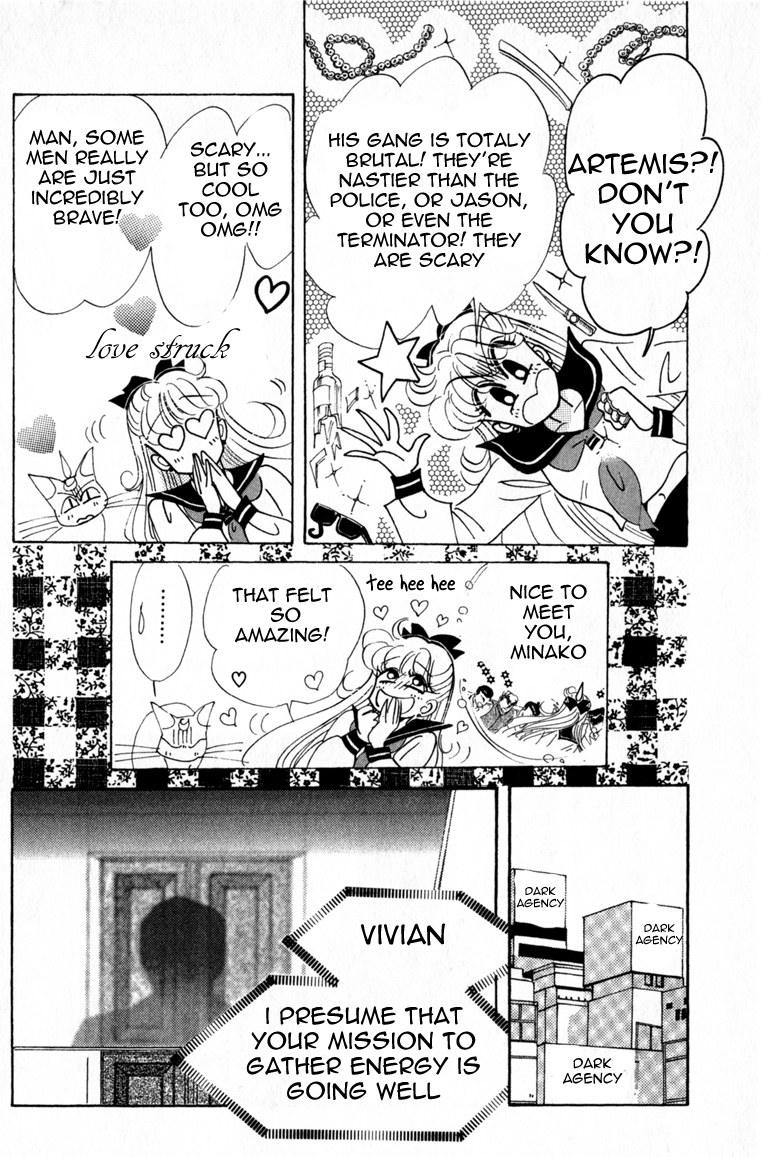 Codename: Sailor V Chapter 8 page 20 - Chapter 8: The Tree-Lined Street's Love -- Crash Crash Turbo Full Throttle!...
