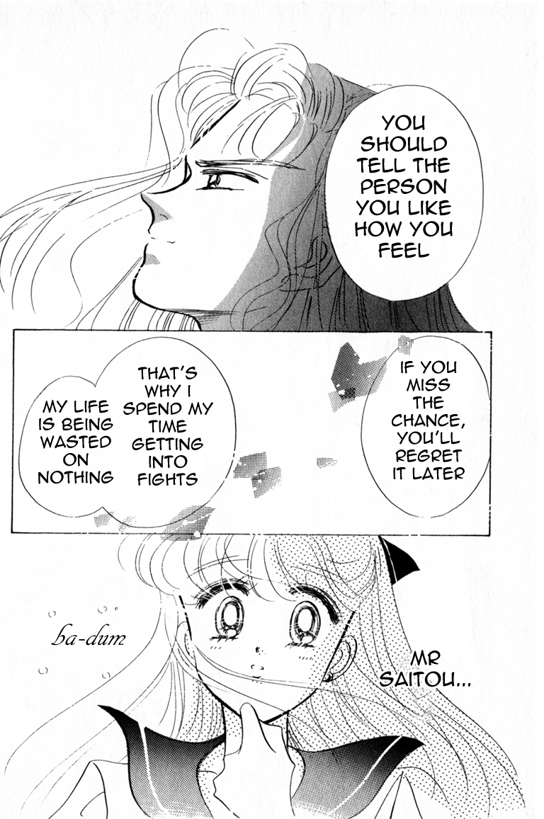 Codename: Sailor V Chapter 8 page 28 - Chapter 8: The Tree-Lined Street's Love -- Crash Crash Turbo Full Throttle!...