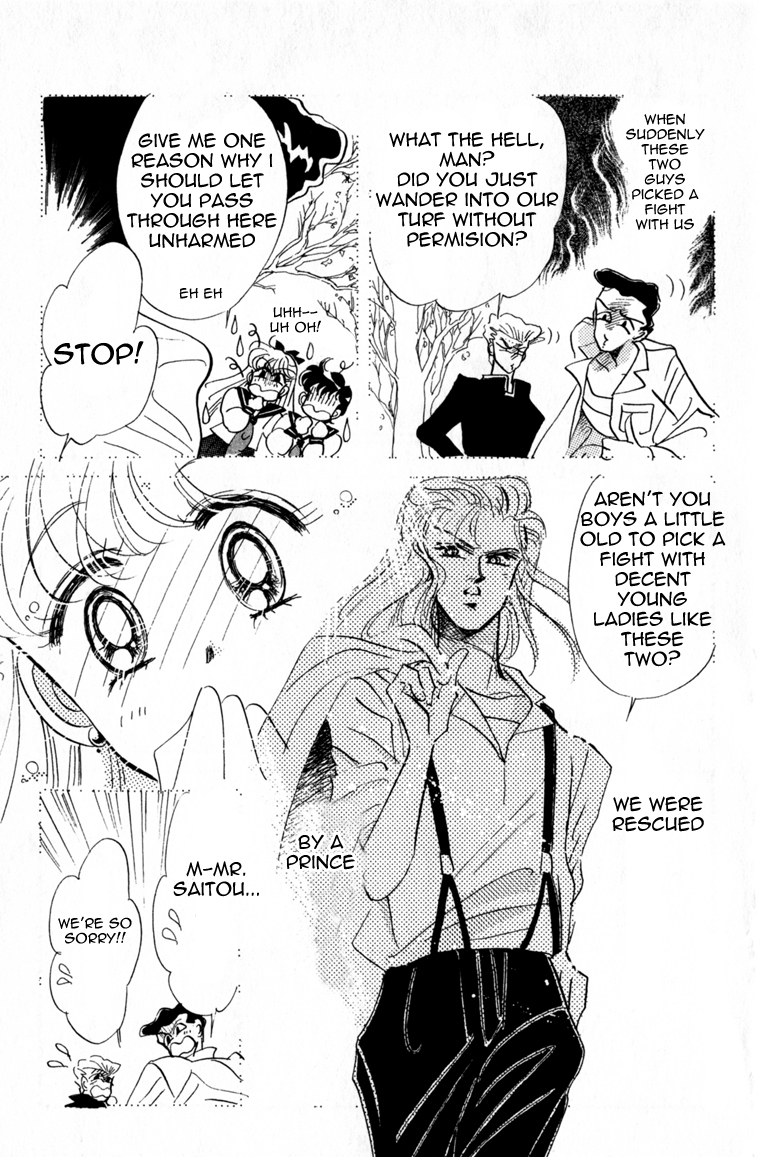 Codename: Sailor V Chapter 8 page 9 - Chapter 8: The Tree-Lined Street's Love -- Crash Crash Turbo Full Throttle!...