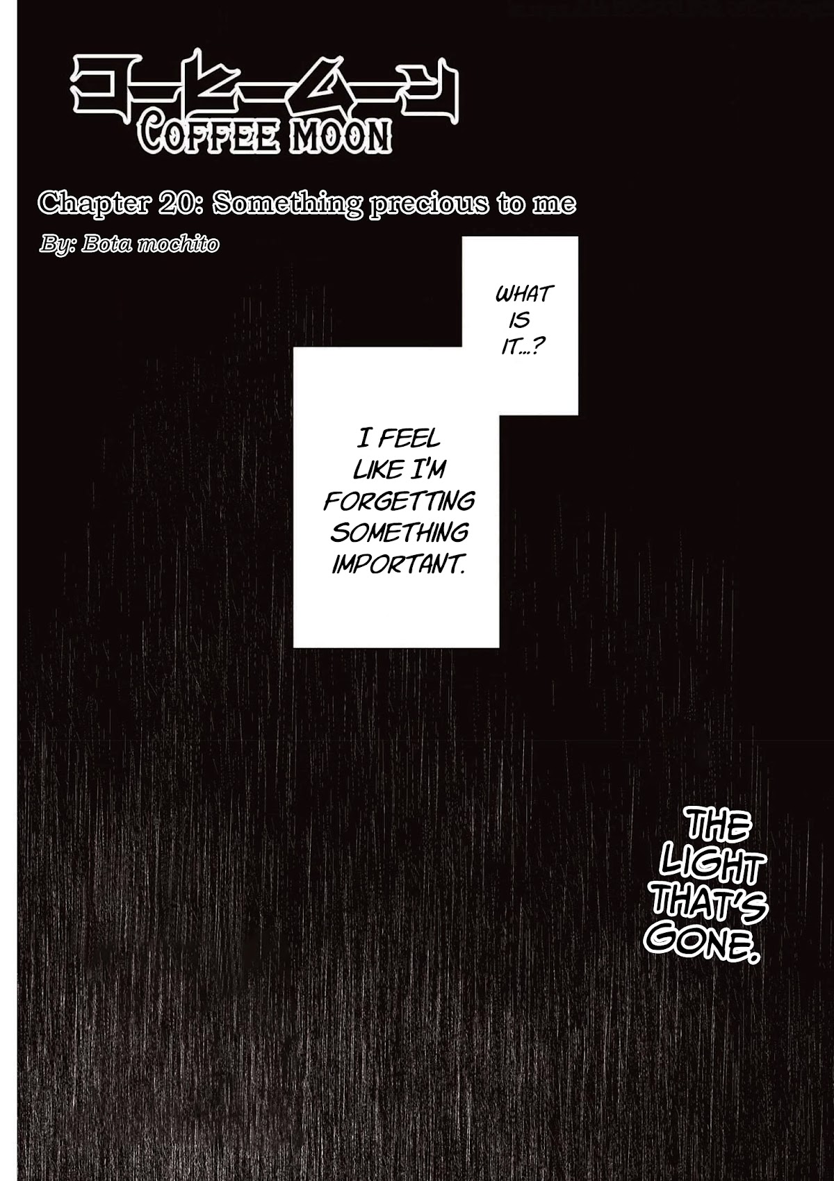 Coffee Moon Chapter 20 page 2 - Chapter 20: Something precious to me
