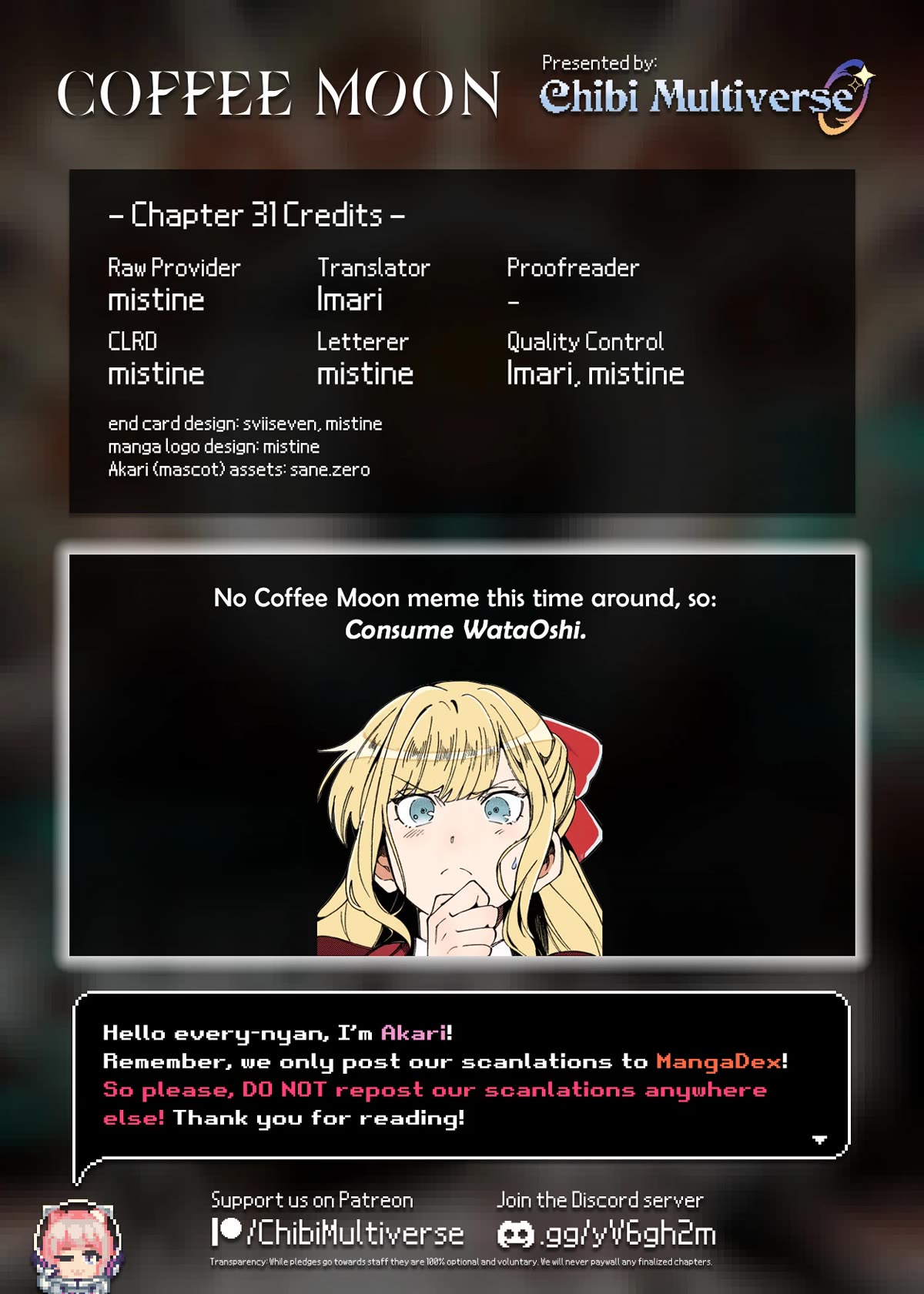 Coffee Moon Chapter 31 page 25 - Chapter 31: that I can't understand them.