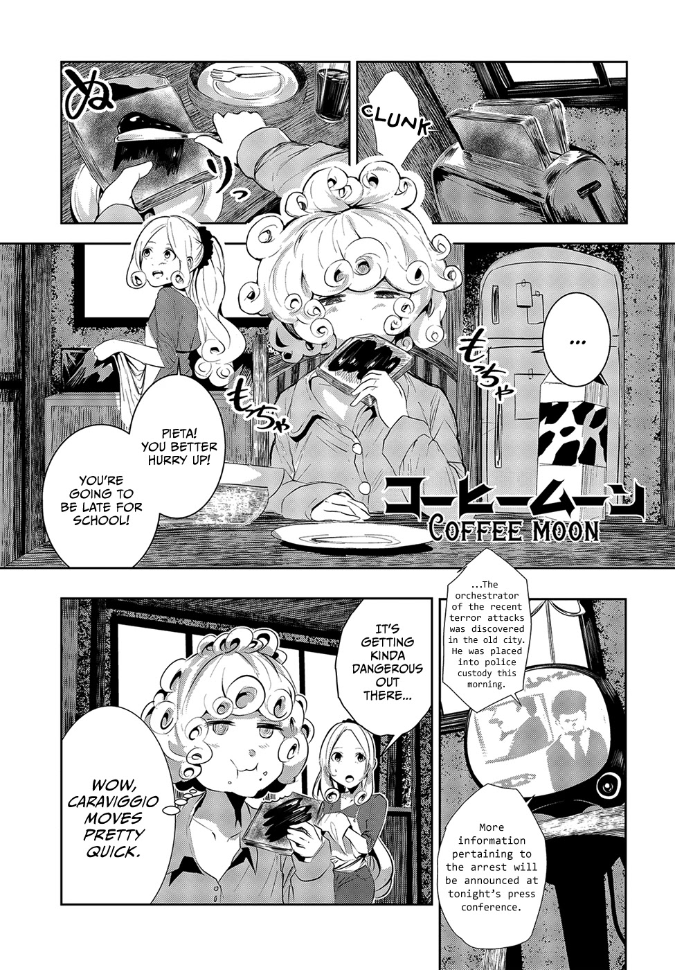 Coffee Moon Chapter 7 page 1 - Chapter 7: looking forward to