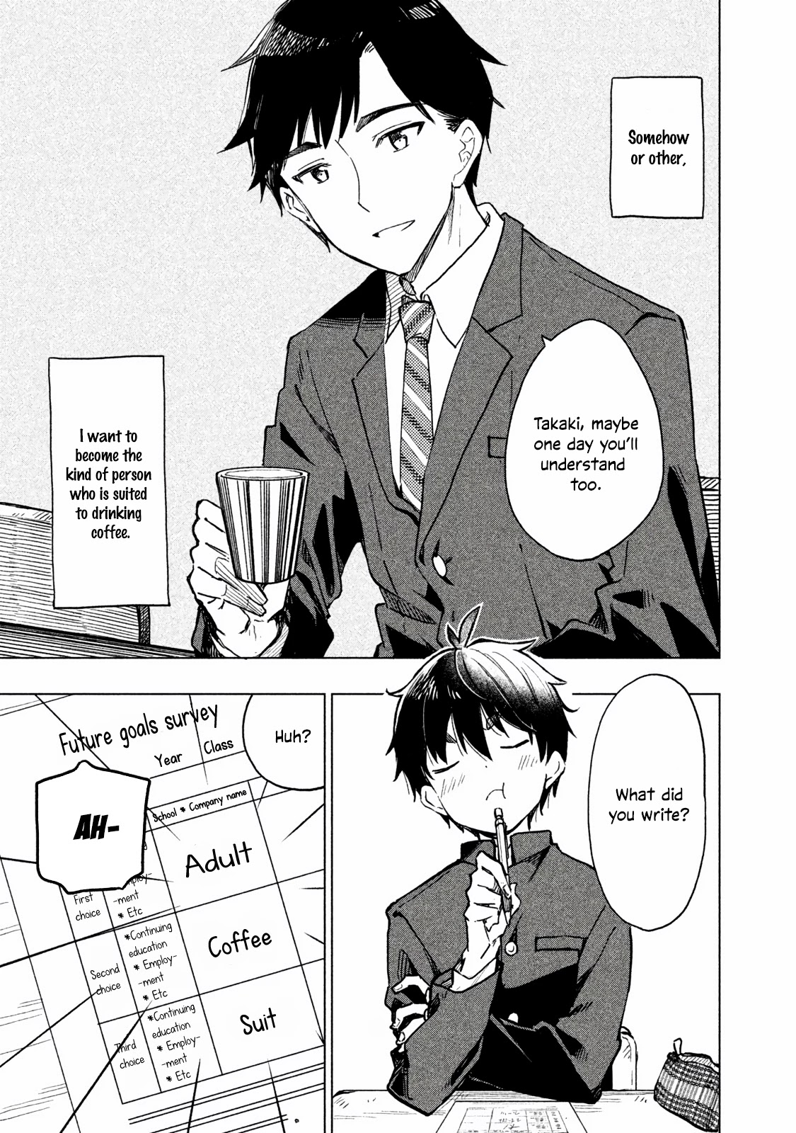 Coffee wo Shizuka ni Chapter 1 page 12 - Chapter 1