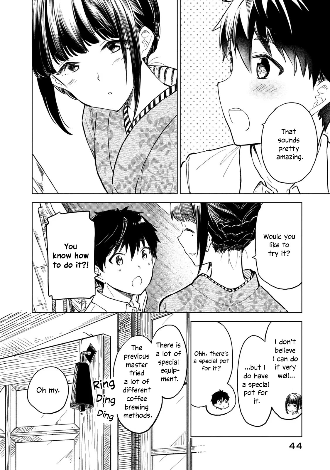 Coffee wo Shizuka ni Chapter 14 page 8 - Chapter 14: Cup 14