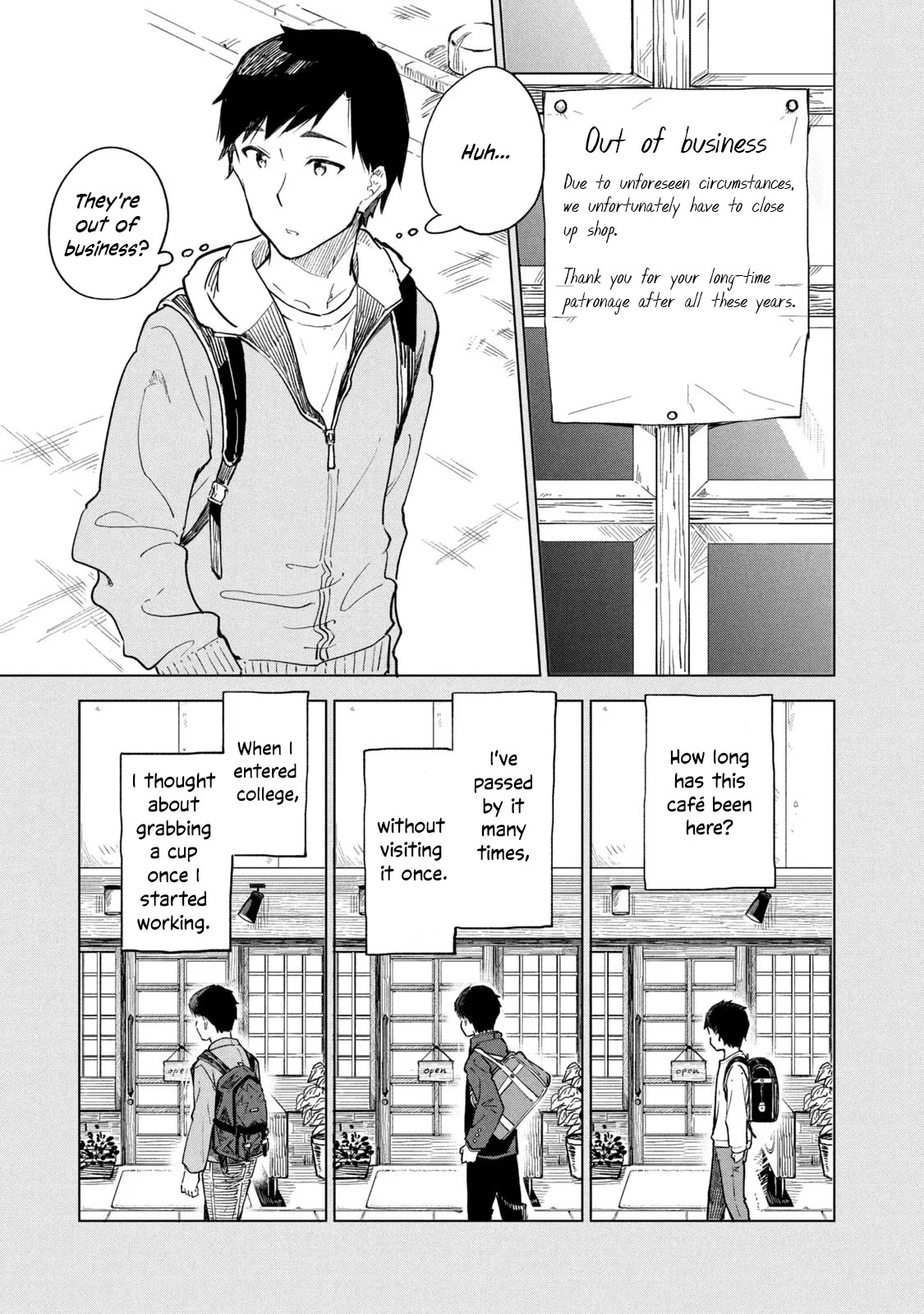 Coffee wo Shizuka ni Chapter 16 page 1 - Chapter 16: Cup 16