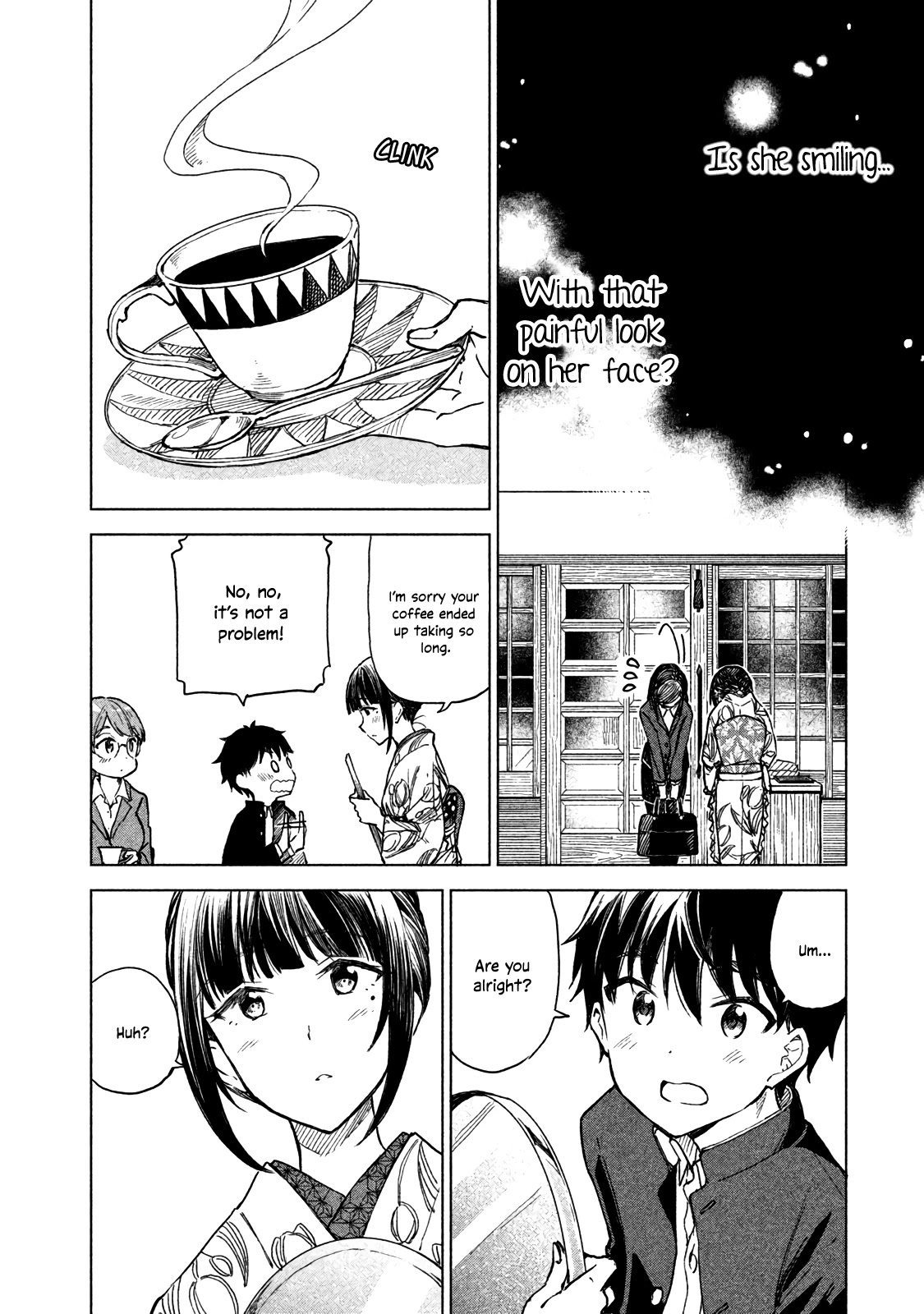 Coffee wo Shizuka ni Chapter 4 page 12 - Chapter 4