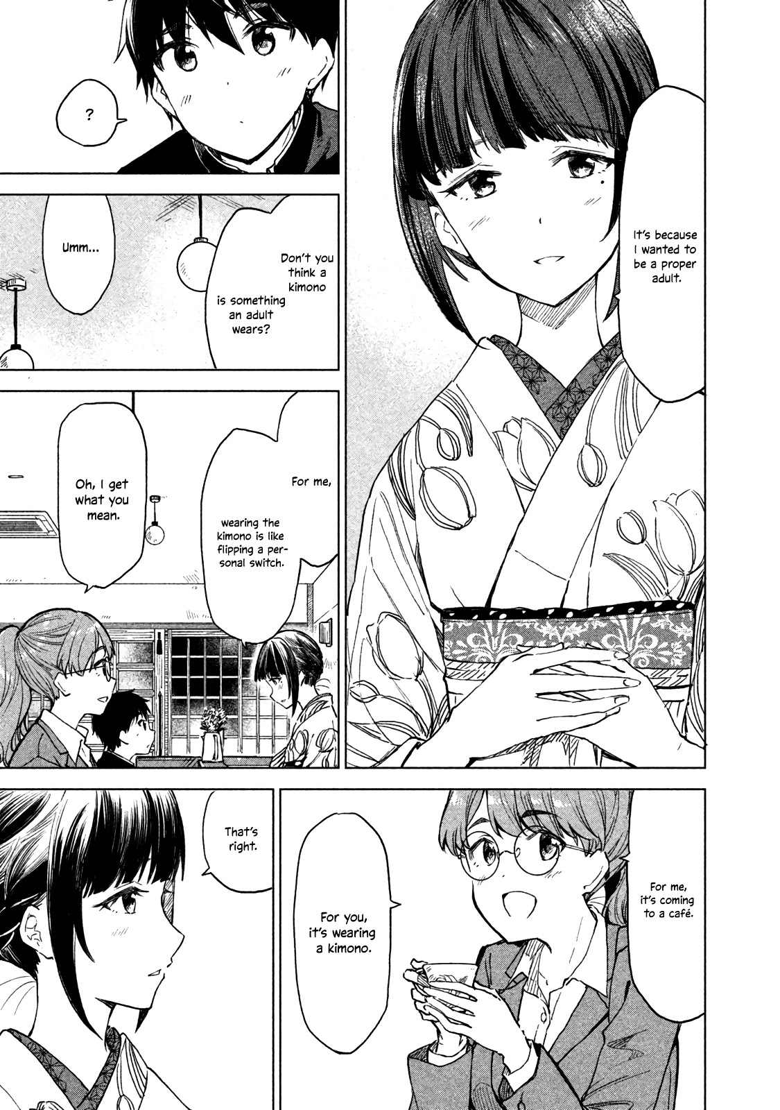 Coffee wo Shizuka ni Chapter 4 page 15 - Chapter 4