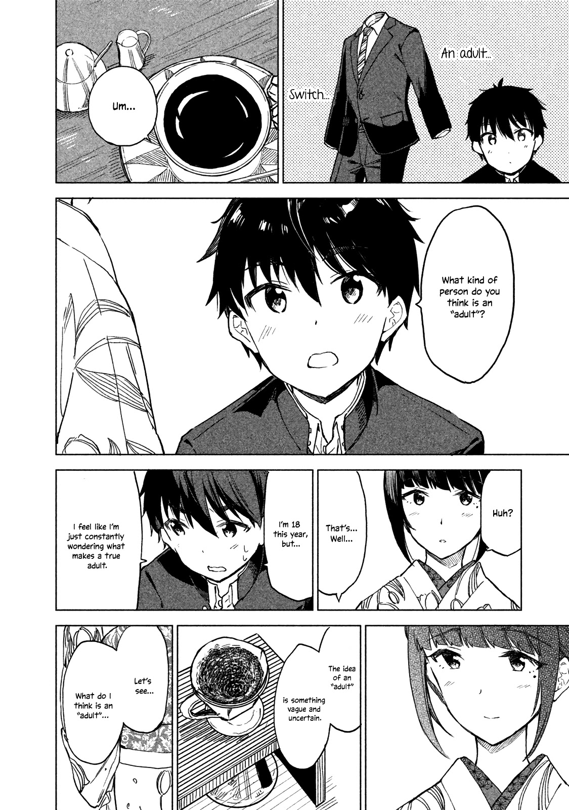 Coffee wo Shizuka ni Chapter 4 page 16 - Chapter 4