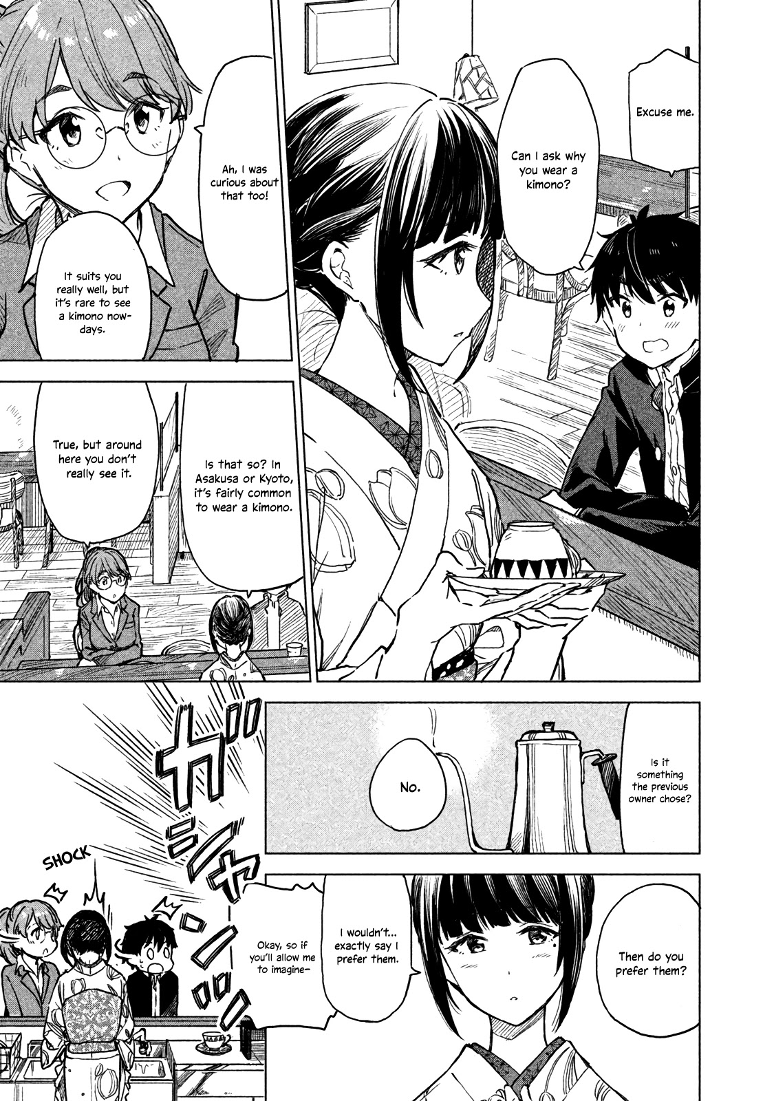 Coffee wo Shizuka ni Chapter 4 page 9 - Chapter 4