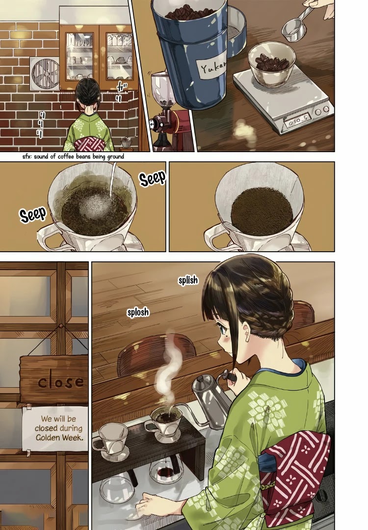 Coffee wo Shizuka ni Chapter 7 page 1 - Chapter 7