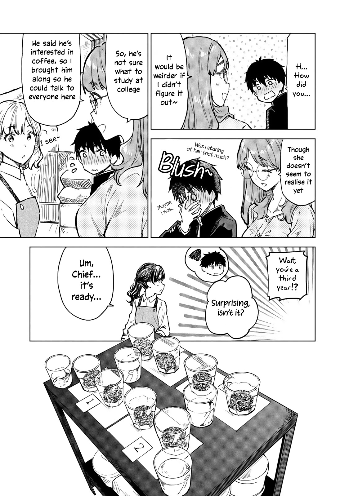 Coffee wo Shizuka ni Chapter 9 page 13 - Chapter 9